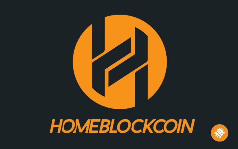 HomeBlockCoin/ホームブロックコインのロゴ